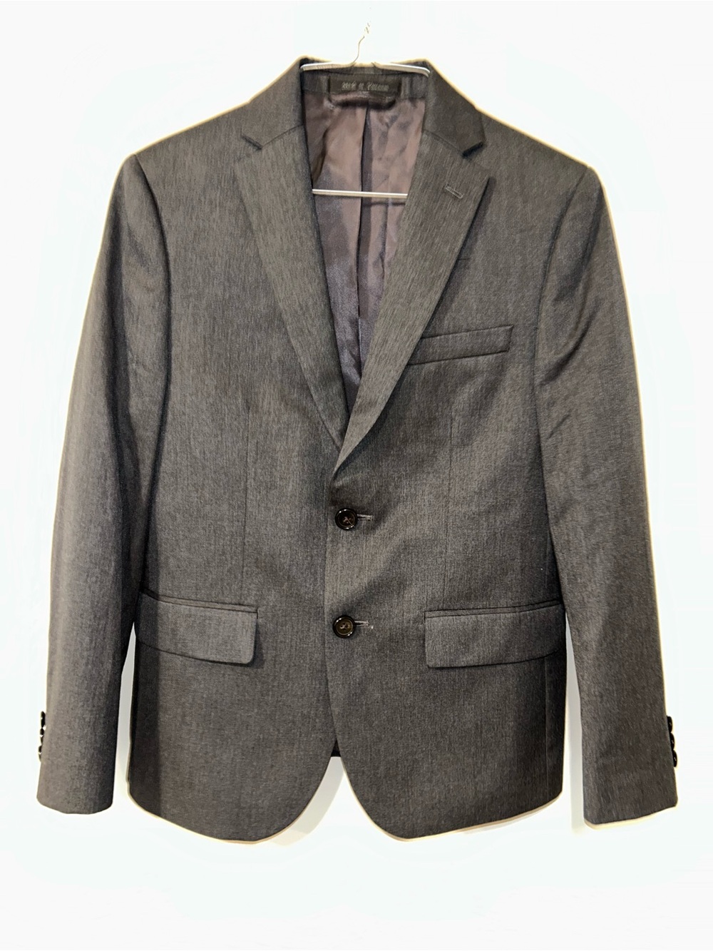 Ralph Lauren Boys Charcoal Gray Two-Button Sport Coat size 14
